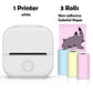 Phomemo T02 Portable Mini Printer Thermal Pocket Printer Self-adhesive Stickers Use for DIY,Journal impresora termica portatil