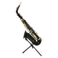 Alto Saxophone Stand Aluminum Alloy Flat Support Folding Stand Rubber Metal Foldable Storage Alto Sax Stand Saxophone Accessory