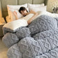 New Super Thick Winter Warm Blanket for Bed Artificial Lamb Cashmere Weighted Blankets Soft Comfortable Warmth Quilt Comforter