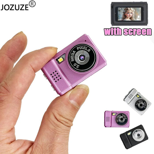 JOZUZE S5 Retro Mini Camera With Screen CMOS Indoor Home Outdoor HD 1080p Sports Portable Very Small Mini Camera Video Recorder