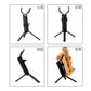 Tenor Alto Saxophone Stand Portable Foldable Professional Stand Metal Legs Tripod Wind Instrument Accessories With Storage Bag