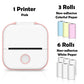 Phomemo T02 Portable Mini Printer Thermal Pocket Printer Self-adhesive Stickers Use for DIY,Journal impresora termica portatil