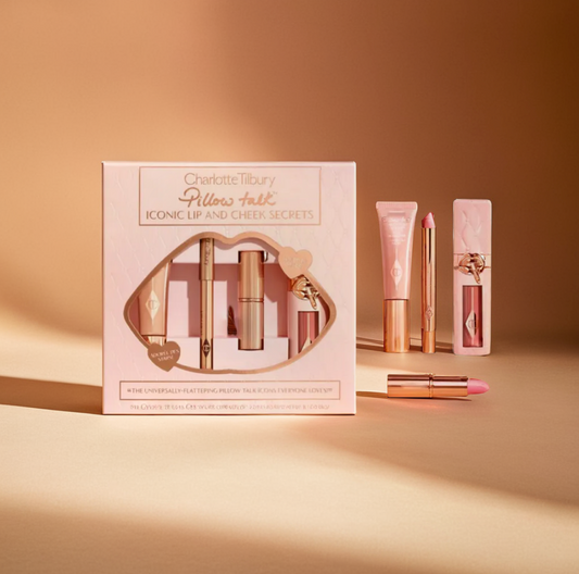 (Charlotte Tilbury) Pillow Talk Iconic Lip & Cheek Secrets - Limited Edition make-up set